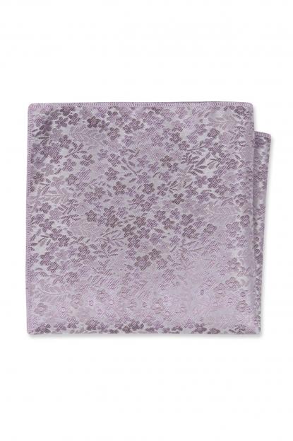 Dusty Lavender Floral Pocket Square