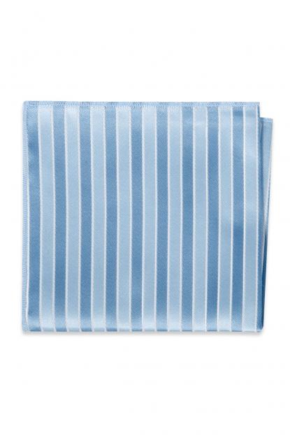 Wedgewood Striped Pocket Square