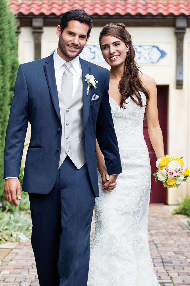 Wedding Tuxedo Slate Blue Aspen