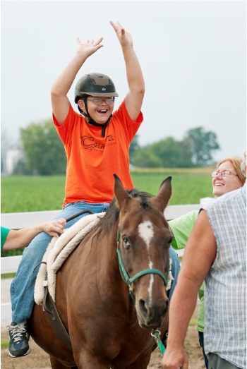 Therapy at the Chakota Therapeutic Riding Center