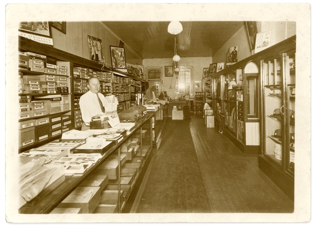 The Davis Family Clothing Store, Trenton, Illinois, circa 1920's